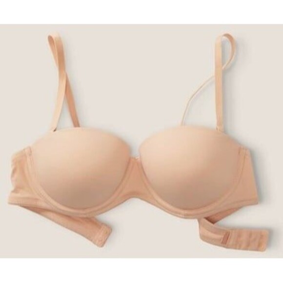 Victoria's Secret PINK Wear Everywhere Convertible Multi-Way Push Up Bra 32A - Picture 1 of 5